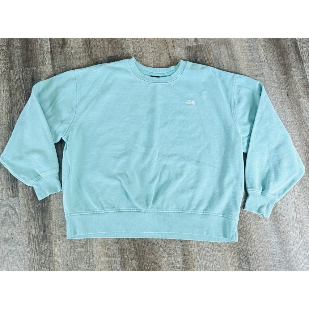 The North Face Mint color Crewneck Sweatshirt Size Medium Women